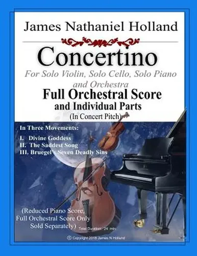 Concertino: For Solo Violin, Solo Cello, Solo Piano And Orch | Cuotas ...