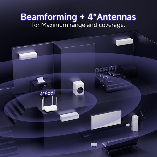 Router Wifi 6 Ax1500 Doble Banda 1.5 Gbps