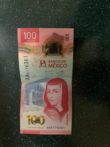 Billete Nuevo De 100 Serie Aa