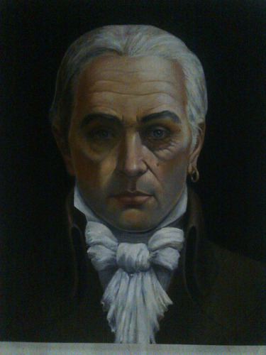Retrato Al Oleo Francisco De Miranda. Arte Felipe Franco