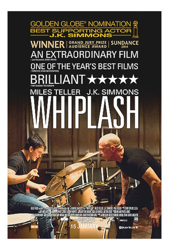 Dvd Whiplash, Música Y Obsesión (2014)