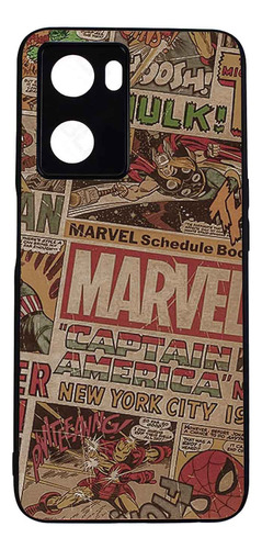 Funda Protector Para Oppo A57 Marvel Comics