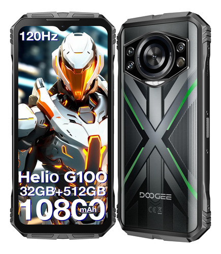 Teléfono Robusto Doogee S Cyber Pro 32 Gb+512 Gb 10800 Mah Android