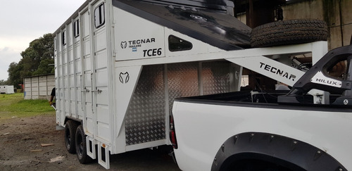 Trailer 6/7 Caballos Cigueña Tecnar Mod Tce6 Chapa Patentabl