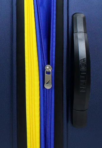 Pack Maleta Grande Prime 23kg+ Organizador Azul Nautica