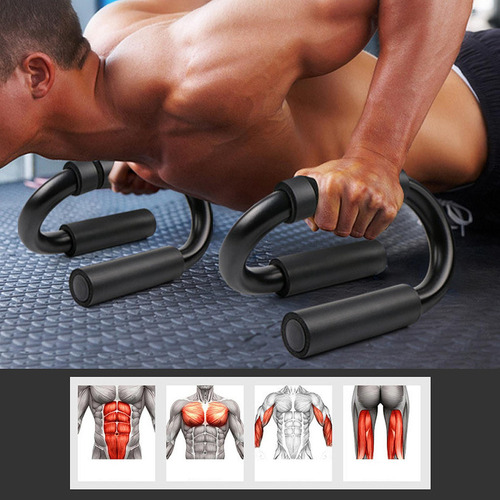 M 2 Piezas De Barra De Flexiones Con Agarre Antideslizante