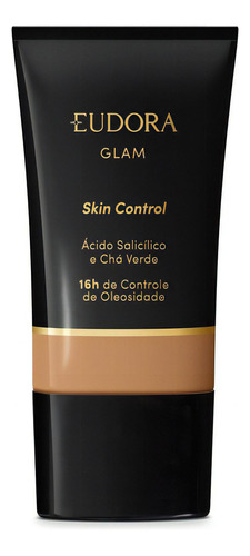 Eudora Glam Base Líquida Skin Control Cor 55 30ml Tom Cor 55