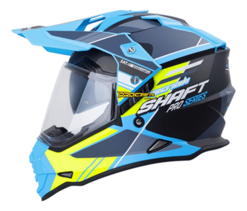 Casco Shaft Pro Mx-370dv Multipropósito Dhuko Certificado