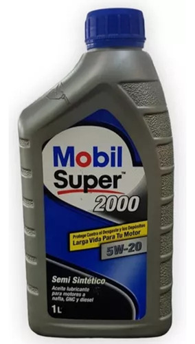 Aceite Para Motor 5w20 Semi Sintético Super Mobil 1l