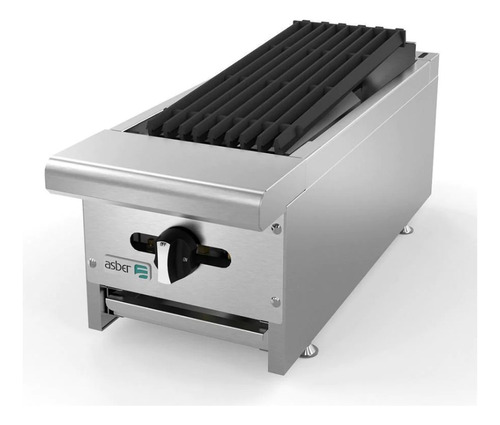 Asador A Gas Con Sercha Perimetral Radiante Asber Aerb-12