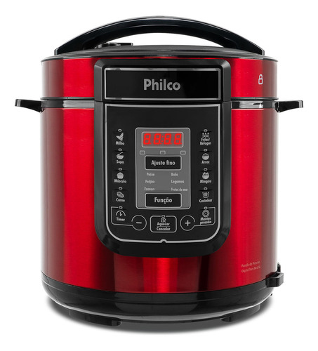 Panela De Pressão Inox Red Philco 110v