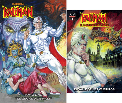 Comics El Origen De Kaliman Tomo 1 Y Vampiros Kamite Nuevos