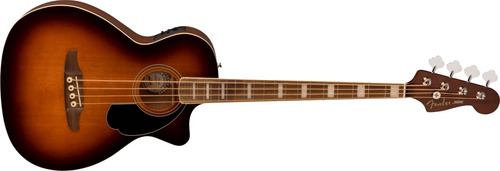 Bajo Electroacústico Fender Kingman Bass Sunburst 2023 Cantidad De Cuerdas 4