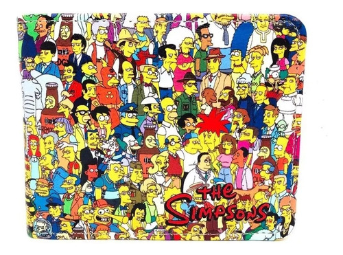Billetera Ecocuero Los Simpsons Todos Los Personajes