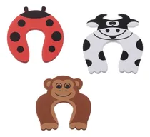 Comprar X4 Trabas Seguridad Puertas Bebes Niños Goma Eva Animalitos
