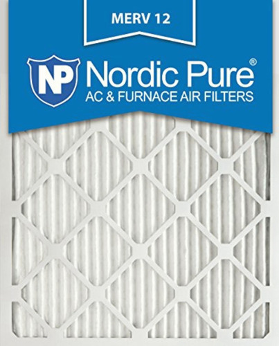 Nordic Pure 16x20x2m12-3 Merv 12 Pleated Air Condition