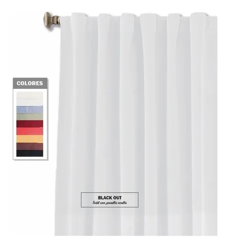 comprar Juego Cortinas Dobles Blackout Textil+voile Blanco 2,00x1,35 comprar Juego Cortinas Dobles Blackout Textil+voile Blanco 2,00x1,35