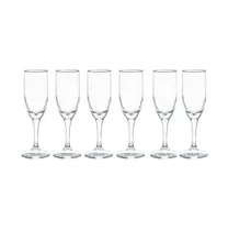 Comprar Caja X 6 Copas Vidrio Set Copas Agua Vino Champan Eventos