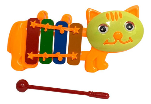 Xilofone Animais Brinquedo Musical Bebê Infantil Cor Animais Coloridos