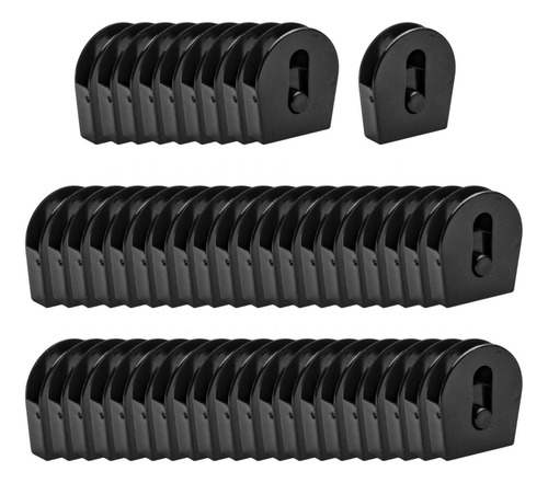 50x Bungee E Collar Cierras Ajustes Correa Medio