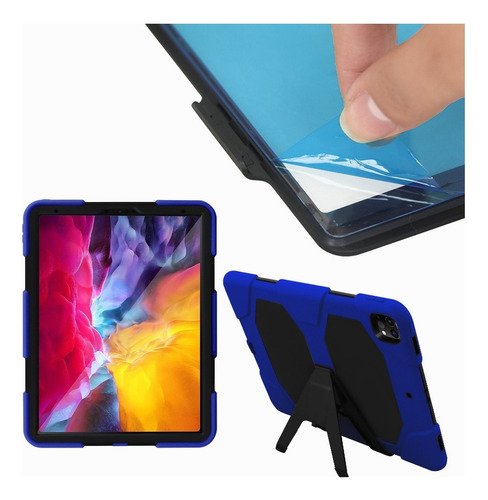 Funda Rígida Para Tablet Slim Company Pro 12.9-2020/2018 Color Azul Marino