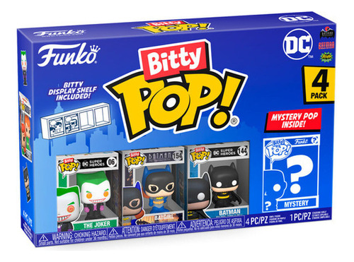 Funko Bitty Pop! Batman The Joker Mini Figure 4 Pack - Dc