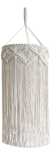 Pantalla De Lámpara De Macramé Colgante Bohemio Decorativa