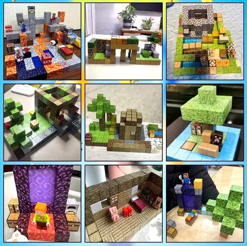 Combinação Definitiva Do Minecraft, Blocos Magnéticos De 136