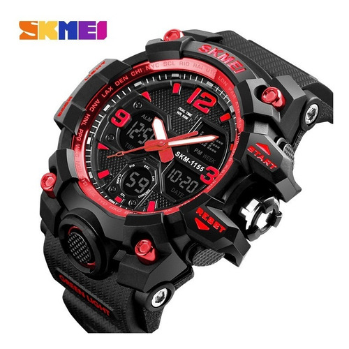 Imagen 4 de 5 de Reloj Skmei 1155 Cronometro - Deportivo - Varios Colores