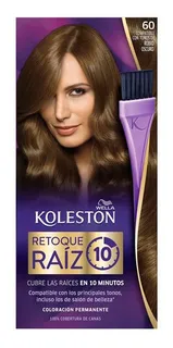 Kit Tinte Wella Professionals Koleston Retoque de raíz 10 tono 60 rubio oscuro