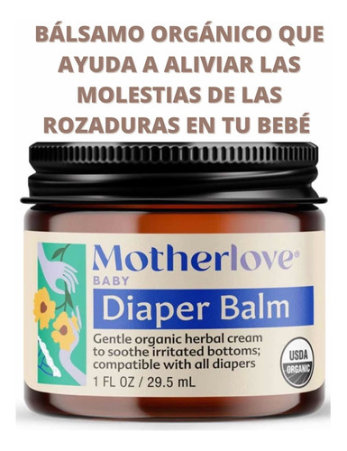  Motherlove Diaper Balm Pomada Para Rozaduras De Bebes Tipo de envase Frasco de vidrio