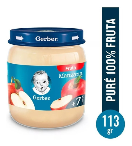 Gerber Nestlé papilla manzana 113g