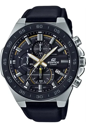 Reloj Casio Edifice Cronógrafo EFR-559BGL-1AV Analógico Hombre - Negro y  Dorado