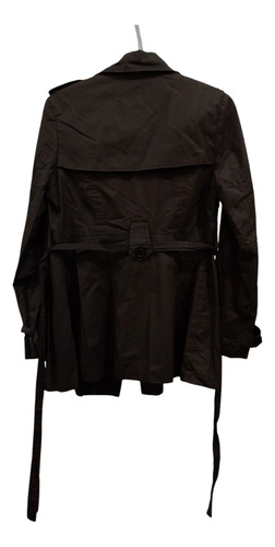 Piloto Trench Mujer Forever 21 Marron Corto T.s (Usado)