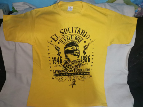 Playera Solitario Lucha Libre Talla L Adulto 