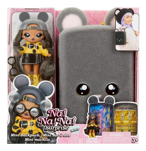 Muñeca Na! Na! Na! - Surprise Con Mini Mochila Marisa Mouse 