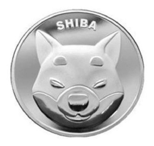 Moneda Shiba Inu Bitcoin Silver Edition Blockchain Ak68