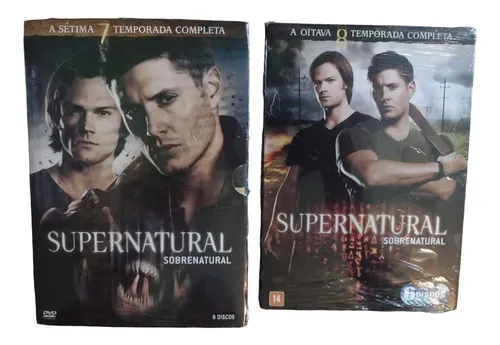 Box Supernatural 1ª Até A 8ª Temporada + Livro | MercadoLivre
