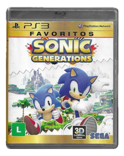 Sonic Generations Ps3 Semi Novo Mídia Física (Recondicionado)