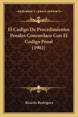 Libro El Codigo De Procedimientos Penales Concordaco Con ...