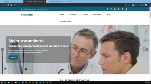 Página Web Para Doctor/clinica/hospital - Administrativa 