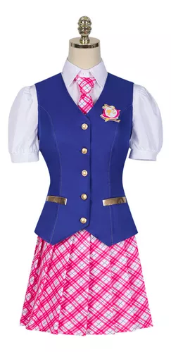 Fantasia Barbie Escola de Princesa Vestido Infantil