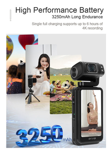 Videocámara Portátil Wifi Videocámara Táctil De Vídeo