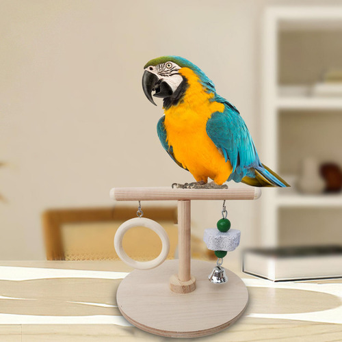 De Juegos Para Loros, Jaula De Pájaros De Madera, Accesorio