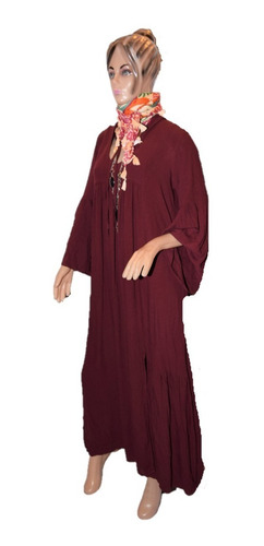 47 Street Vestido Modelo Bohemia Amplio Mas Faja De Regalo