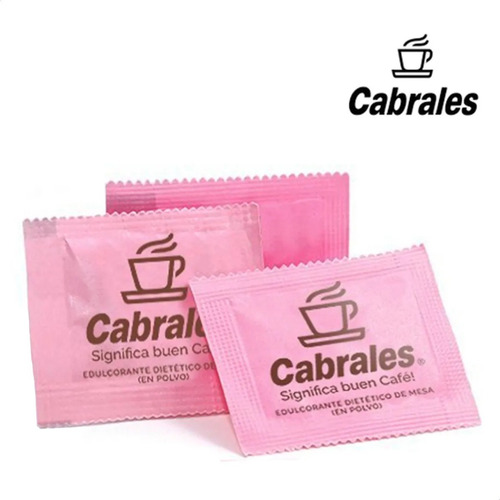 Imagen 2 de 7 de Edulcorante Cabrales X 50 Sobres 40g Pack X6 Cajas