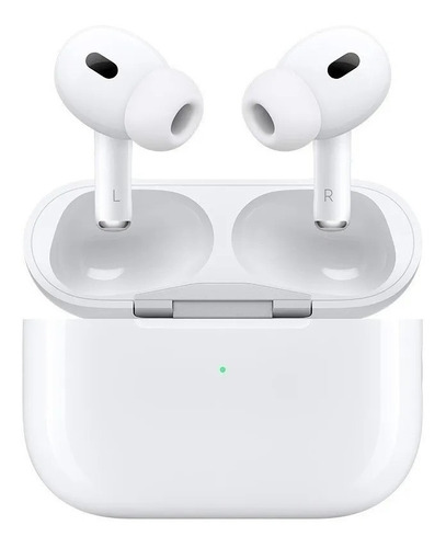 Audífonos Pro 2da Gen Oem Compatibles iPhone, Android. Color Blanco Color de la luz Verde