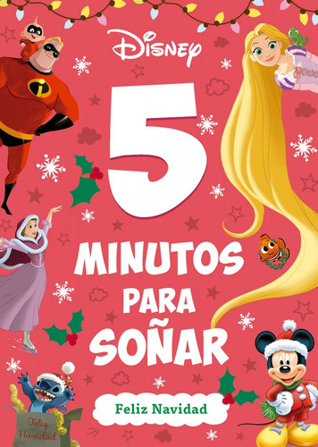 Libro Disney. 5 Minutos Para Soãar. Feliz Navidad - Disney