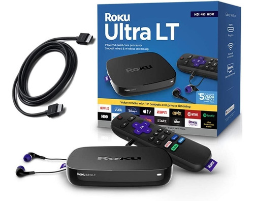 Roku Ultra Lt Streaming 4k/hd/hdr Con Cable Hdmi 4k Media 