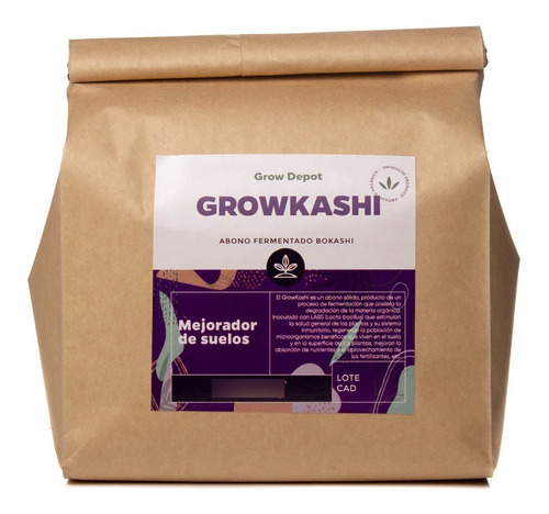 Growkashi Mejorador De Suelos Fermentado Bokashi